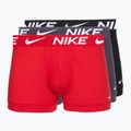 Herrenboxershorts Nike Dri-Fit Essential Micro Trunk 3 pairs sport red