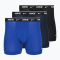 Herrenboxershorts Nike Cotton Stretch Boxer Brief black/blue/navy