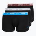 Herrenboxershorts Nike Cotton Stretch Trunk 3 pack open black