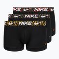 Herrenboxershorts Nike Dri-Fit Essential Micro Trunk 3 pack graphite