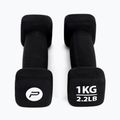 Neopren Kurzhanteln 1 kg Pure2Improve schwarz P2I201390 3