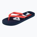 FILA Herren Troy Kleid blau / hohes Risiko rot Flip Flops 8