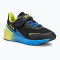 FILA Crusher V schwarz / vallarta blau Kinderschuhe