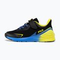 FILA Crusher V schwarz / vallarta blau Kinderschuhe