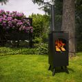 Gartenkamin BonFeu BonCarré black 8