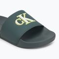 Herren Calvin Klein YM0YM01281 Jelly Mono PU Seaside Aqua/Weiß Flip-Flops 7