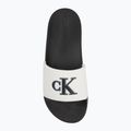 Calvin Klein Herren Flip-Flops YM0YM01281 Jelly Mono PU Bright White/Black 5