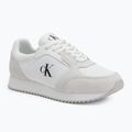 Herrenschuhe Calvin Klein YM0YM01326 Retro Runner Sock Lace Up Ny-Su Bright White/Black