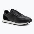 Calvin Klein Herrenschuhe HM0HM01871 Low Prof Runn Laceup Perf Lth Schwarz/Weiß