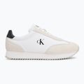 Calvin Klein Herrenschuhe YM0YM01325 Retro Runner Lace Up Ny-Su Bright White/Black 2