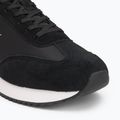 Calvin Klein Herrenschuhe YM0YM01325 Retro Runner Lace Up Ny-Su Schwarz/Weiß 7