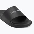 Calvin Klein Herren Flip-Flops HM0HM00455 Pool Slide Rubber schwarz 7