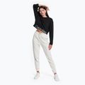 Damen Trainingshose Calvin Klein Knit YBI weißes Wildleder 2