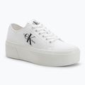 Calvin Klein Damen Turnschuhe YW0YW01033 Vulc Flatform+ Cupsole Niedrig weiß