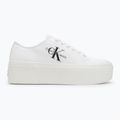 Calvin Klein Damen Turnschuhe YW0YW01033 Vulc Flatform+ Cupsole Niedrig weiß 2