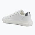Calvin Klein Damen Schuhe YW0YW01224 Cupsole Mono Lth Wn weiß/silber 3