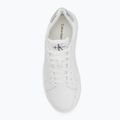 Calvin Klein Damen Schuhe YW0YW01224 Cupsole Mono Lth Wn weiß/silber 5