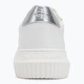 Calvin Klein Damen Schuhe YW0YW01224 Cupsole Mono Lth Wn weiß/silber 6
