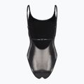 Calvin Klein Scoop Back One Piece Badeanzug für Frauen Schwarz 2