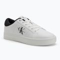 Calvin Klein Damenschuhe YW0YW01444 Classic Cupsole Lowlaceup Lth Wn hellweiß/schwarz