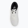 Calvin Klein Damenschuhe YW0YW01444 Classic Cupsole Lowlaceup Lth Wn hellweiß/schwarz 5