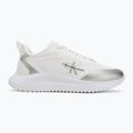 Damen Schuhe Calvin Klein Eva Runner Low Lace Mix Ml Wn hell weiß/silber 2