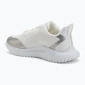 Damen Schuhe Calvin Klein Eva Runner Low Lace Mix Ml Wn hell weiß/silber 3