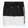 Herren Calvin Klein Medium Drawstring-Block Badeshorts schwarz