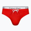 Herren Calvin Klein Brief Double WB Badeslip rot