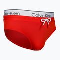 Herren Calvin Klein Brief Double WB Badeslip rot 3