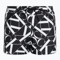 Herren Calvin Klein Short Drawstring-Print Monogramm schwarz Badeshorts