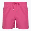 Herren Calvin Klein Medium Drawstring fuchsia fedora swim shorts