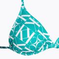 Calvin Klein Triangle-RP Print Monogramm blaues Badeanzug-Top 3