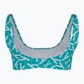 Calvin Klein Bralette-RP Druck Monogramm blau Badeanzug Top 2
