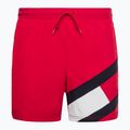 Herren Tommy Hilfiger Sf Medium Drawstring Badeshorts rot