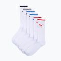 Socken PUMA Sport Crew Stripe 3 pairs white