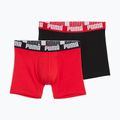 Herren-Boxershorts PUMA Everyday Basic 2 pairs red/black