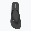 Women's O'Neill Profile Small Logo Flip Flops schwarz aus 5