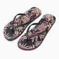 Women's O'Neill Profile Graphic schwarz tropische Blume Flip Flops 9