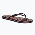 Women's O'Neill Profile Graphic schwarz tropische Blume Flip Flops