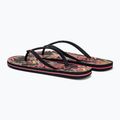 Women's O'Neill Profile Graphic schwarz tropische Blume Flip Flops 3