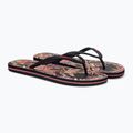 Women's O'Neill Profile Graphic schwarz tropische Blume Flip Flops 4