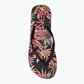 Women's O'Neill Profile Graphic schwarz tropische Blume Flip Flops 6