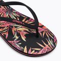 Women's O'Neill Profile Graphic schwarz tropische Blume Flip Flops 7