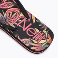Women's O'Neill Profile Graphic schwarz tropische Blume Flip Flops 8