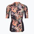 Damen-Badeshirt O'Neill Anglet Skin SS schwarz tropische Blume 2