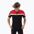 Fahrradtrikot Herren Rogelli Course black/red/white