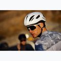 Rogelli Ventro Polarisierte Sonnenbrille weiß/taupe/braun platin revo 7