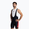 Fahrrad Shorts Herren Rogelli Tyro II Bib Short red/black