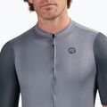 Herren-Radtrikot Rogelli Fast grau / turguoise 3